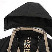 economico Piumini e parka da uomo-Per uomo Cappotto Invernale Giacca imbottita Giacca Imbottita Tasca Cotone Vacanza Abbigliamento quotidiano Data Regolare Moda Casual Confortevole Calore Termico Autunno Inverno Colore Solido / Tinta
