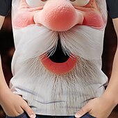 cheap Kid's Christmas Tops-Christmas Boys' 3D Graphic Santa Claus T shirt Tee Short Sleeve Summer Spring Fashion Basic Kids 4-12 Years Crew Neck Outdoor Casual Daily Regular Fit