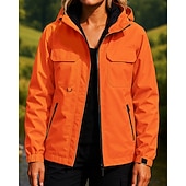  Naisten Tuulitakki Softshell-takki Vaellustakki Ulko- Vedenkestävä Tuulenkestävä Vaellusasut Vaellusvaatteet Kevät Syksy Topit Telttailu / Retkely / Luolailu Juoksu Yhtenäinen väri Musta Valkoinen