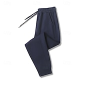 economico pantaloni da jogging-Per uomo Pantaloni da tuta Joggers Pantaloni Coulisse Tasca Elastico in vita Semplice Comodità Sport all'Aperto Quotidiano Moda Casual Nero Bianco Micro-elastico
