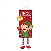 2025 nieuw wandtapijt voor slaapkamerdecoratie, deurdecoratie, etalage van hotel en winkelcentrum, festivaldecoratie, stoffen ornament voordelige kerst tapijt opknoping-2025 nieuw wandtapijt voor slaapkamerdecoratie, deurdecoratie, etalage van hotel en winkelcentrum, festivaldecoratie, stoffen ornament