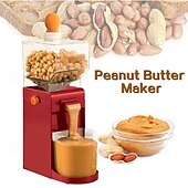 cheap Home Supplies-Peanut Butter Machine, Nut Butter Machine Electric Nut Butter Machine, Electric Tahini Nut Grinder, Non-Slip Base Entrance, Easy To Install, Easy To Use, Grinder