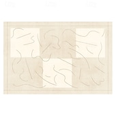 baratos Tapetes-Tapete estilo creme, tapete aconchegante para sala de estar, tapete macio para cabeceira de quarto, tapete grande para sofá &amp;mesa de centro, decoração de apartamento com cobertura total