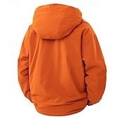 preiswerte Sportjacke-Herren 2in1 Regenjacke Sport Jacke Wanderjacke Windjacke Sport im Freien Campen und Wandern Wasserdicht Windjacke Reißverschluss Tasche Herbst Winter Ganzjahres Einfarbig Aktiv Lässig Mit Kapuze