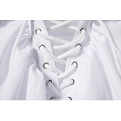 Недорогие Топы-Ретро Средневековый Эпоха возрождения Необычные костюмы Рубашка Пираты Викинг Маскарадный костюм Муж. Пираты Хэллоуин Карнавал Выступление РИЖД Рен Фэйр Взрослые Рубашка