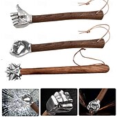 olcso bilincsek és fogók-strapabíró vasököl kalapács rozsdamentes acél fejjel &amp;tömörfa nyéllel ellátott multifunkcionális kézműves és barkácseszközök építéshez, kovácsoláshoz, műhelyhez, barkácsoláshoz - ideális igényes