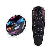 رخيصةأون تي في بوكس-صندوق تلفاز يعمل بنظام أندرويد 9.0، h96max s905x3، بلوتوث 4.0، شاشة رقمية بدقة 4K، يدعم H.265 Cortex A55، سعة تخزين 4 جيجابايت، 128 جيجابايت، 64 جيجابايت، 32 جيجابايت
