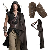 levne brnění-Retro Středověké Renesanční Zbraně a výzbroj Přehoz Náramek Válečník Viking Maškarní kostým Unisex Viking předvečer Všech svatých Karneval Výkon LARP Ren Faire Dospělí Přehoz Kolluk Celý rok