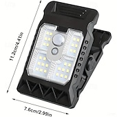 economico Lampada proiettore e proiettore laser-Striscia luminosa di sicurezza solare per esterni con funzione di commutazione automatica - impermeabile IP65, 3 modalità di illuminazione (temporizzata/dimmerabile/mantenimento della luminosità)