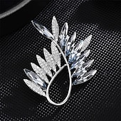 cheap Pins and Brooches-Brooches Classic Retro Floral Elegant Fashion Personalized Simple Brooch Jewelry Silver For Wedding Party Gift Engagement Prom Festival