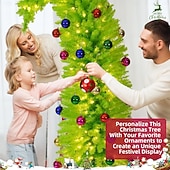cheap Indoor Christmas Lights-Whimsical Christmas Tree - 90/150cm Artificial Grinchs Christmas Tree with Lights - LED Lights/Stand - Perfect for Christmas Decorations Indoor/Party Decoration