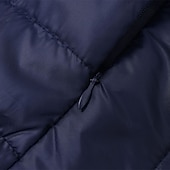 economico Piumini e parka da uomo-Per uomo Cappotto Invernale Giacca imbottita Tasca Poliestere Vacanza Abbigliamento quotidiano Data Regolare Moda Casual Confortevole Calore Termico Autunno Inverno Colore Solido / Tinta Unita Nero