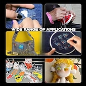 Χαμηλού Κόστους ράψιμο &amp; πλέξιμο &amp; βελονάκι-Σετ 74 τεμαχίων (2*37 σε 1) βελόνες από ατσάλι με μεγάλο μάτι - μακριές και λεπτές χειροποίητες βελόνες ραψίματος και πλεξίματος για χειροποίητες κατασκευές ραπτικής