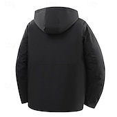 economico Piumini e parka da uomo-Per uomo Cappotto Invernale Giacca imbottita Giacca Imbottita Tasca Cotone Vacanza Abbigliamento quotidiano Data Regolare Moda Casual Confortevole Calore Termico Autunno Inverno Colore Solido / Tinta