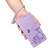 levne Ostatní pouzdra-telefon Carcasă Pro Google Pixel 10 Pro XL Pixel 9 Pro XL Pixel 8 Pro Pixel 7 Pro Pouzdro na peněženku Ochrana celého těla s Lanyardem Nárazuvzdorné Kočka Retro PU kůže