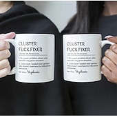 baratos Presentes Personalizados-Branco Cerâmica Série de mensagens Canecas e copos