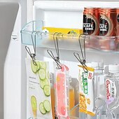 お買い得  収納＆整理-25個のステンレススチール製洗濯バサミフッククリップ、丈夫な吊り下げクリップ、多目的湾曲フッククランプ、キッチンバスルーム収納、家庭用洗濯物干し用靴下乾燥オーガナイザー、再利用可能な金属クリップ。