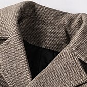 billiga Pojkars trenchcoats-Pojkar 3D Slät Yllerock Långärmad Höst Vinter Streetwear Grundläggande Barn 4-13 år Dagligen Normal