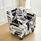 preiswerte Sesselabdeckung &amp; Armless Chair Cover-Polarfleece-Clubsesselbezug, haustierfreundlicher Stretch-Wannensesselbezug, Einzelsofa-Couchbezug für Haustiere, waschbarer Möbelschutz für das Wohnzimmer