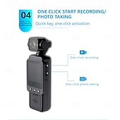 cheap Action Camera-DV-01 Action Camera Portable Recording Image and Video Function Mini WIFI Control 1.6 inch 48MP 1080p 128 GB Street