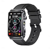 お買い得  スマートウォッチ-tk73 スマートウォッチ アウトドア Bluetooth 通話 1.57インチ 大画面 体温 血圧 酸素モニター スマートウォッチ