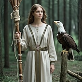 ieftine Accesorii și altele-Retro / vintage Medieval Renascentist Brățară Husă pentru curea Viching Cavaler celtic Ranger Costume de fancy Pentru femei Viching Fantezie Halloween Carnaval Performanță LARP Ren Faire Adulți Curea