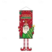 2025 nieuw wandtapijt voor slaapkamerdecoratie, deurdecoratie, etalage van hotel en winkelcentrum, festivaldecoratie, stoffen ornament voordelige kerst tapijt opknoping-2025 nieuw wandtapijt voor slaapkamerdecoratie, deurdecoratie, etalage van hotel en winkelcentrum, festivaldecoratie, stoffen ornament