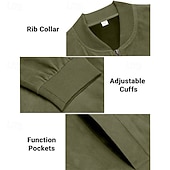 preiswerte Faux-Suede-Jacken-Herren Imitat-Lederjacke Freizeitjacke Urlaub Täglich Warm Tasche Herbst Winter Einfach Mode Klassisch Stehkragen Regulär Schwarz Marineblau Meeresblau Braun Armeegrün Jacken