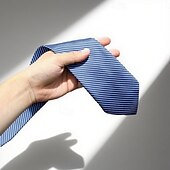 economico Cravatte e papillon da uomo-Per uomo Cravatte Classico Strisce e Quadri Serata Formale Data Festa &amp; Sera