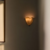 cheap Indoor Wall Lights-Flower Wall Lamp French Retro Wabi-Sabi Style Stained Glass Art Living Room Bedside Lamp Wall Lamp E14*2 110-240V