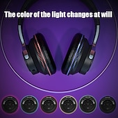 billiga Hörlurar för på och över örat-Bluetooth-hörlurar trådlösa hörlurar med mikrofon USB-adapter headset brusreducerande stereo vikbar bas för TV-hörlurar