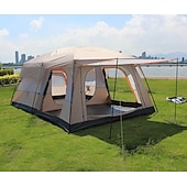 voordelige Equipo de Camping-5-8 Person Camping Tent Waterproof Sunproof Mosquito Proof Portable Tent Suitable for Outdoor Camping