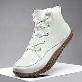 Miesten Bootsit 오피스 / 비즈니스 Pluskoko Kävely Vapaa-aika Päivittäin PU-nahka Mukava Nauhat Musta Valkoinen Keltainen halpa Nilkkurit-Miesten Bootsit 오피스 / 비즈니스 Pluskoko Kävely Vapaa-aika Päivittäin PU-nahka Mukava Nauhat Musta Valkoinen Keltainen