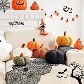 cheap Throw Pillows &amp; Covers-Creative Pumpkin Pillow Plush Cushion, Halloween &amp; Christmas Decorative Throw Pillow for Sofa, Bed, and Home Decor