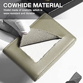 billiga Förvaring-Smal herrplånbok med rfid-blockering, kolfibermönster, sedelklämma, vikbar plånbok, minimalistisk kreditkortshållare, stöldskyddande, kompakt framficka för män