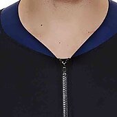 abordables Lycra de surf-Homme Maillots de bain intégraux Combinaison Fine UPF50+ manche longue Maillot de Bain ​fermeture éclair sur le devant Natation Plongée Surf Plongée en apnée Patchwork Été Printemps Automne