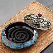 levne Osobní péče a zdraví-Vintage keramický kadidelnice ideální pro jógovou meditaci a dekoraci místnosti - bez vůně, vhodná pro íd al-fitr (ramadán)