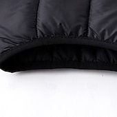 preiswerte Herren Steppweste-Herren Steppweste Weste Gilet Urlaub Täglich Date Mode Lässig Herbst Winter Tasche Nylon Warm Bequem Einfarbig Reisverschluss Mit Kapuze Normale Passform Schwarz Burgunderrot Armeegrün Dunkelblau