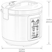 olcso Otthoni kellékek-6 literes fekete fokhagyma erjesztő automata fokhagyma erjesztő joghurtgép hőmérséklet-szabályozással