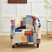 preiswerte Sesselabdeckung &amp; Armless Chair Cover-Polarfleece-Clubsesselbezug, haustierfreundlicher Stretch-Wannensesselbezug, Einzelsofa-Couchbezug für Haustiere, waschbarer Möbelschutz für das Wohnzimmer