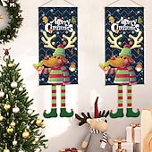 2025 nieuw wandtapijt voor slaapkamerdecoratie, deurdecoratie, etalage van hotel en winkelcentrum, festivaldecoratie, stoffen ornament voordelige kerst tapijt opknoping-2025 nieuw wandtapijt voor slaapkamerdecoratie, deurdecoratie, etalage van hotel en winkelcentrum, festivaldecoratie, stoffen ornament