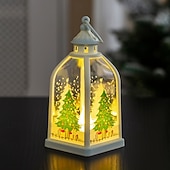 preiswerte Weihnachtsbeleuchtung für den Innenbereich-1 pc 14,2*6,8 cm weihnachten led elektronische kerze licht handheld laterne party desktop atmosphäre ornament licht ag13 * 3 batterie