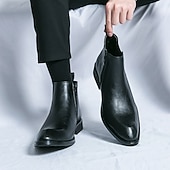 abordables Bottes de Chelsea-Bottines Chelsea classiques marron pour hommes avec finition lisse, style bottines intemporel pour hommes, parfaites pour les événements décontractés, au bureau et en soirée