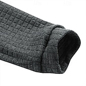 baratos hoodies básicos dos homens-Homens Moletom Moletons Waffle Moletom com capuz Adamascado Preto Branco Verde Tropa Vermelho Com Capuz Tecido Textura Casual Diário Desportos e Ar livre Roupa de rua Legal Roupa de Esporte Primavera