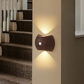 economico luci di Natale all&#039;aperto-Luce notturna a LED intelligente con sensore di movimento PIR, lampada da parete portatile magnetica, 3 modalità di illuminazione, installazione wireless per terrazza, ingresso, camera da letto,