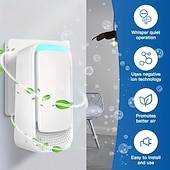 economico elettrodomestici-purificatore d'aria domestico plug-in - purificatore d'aria agli ioni portatile senza filtro e silenzioso per animali domestici, uffici e palestre - design elegante salvaspazio