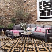 זול ציוד קמפינג-מחצלת חוץ עם דוגמא מודרנית, מחצלת פלסטיק עמידה לסיפונים, אתרי קמפינג, סיפוני בריכה &amp;קרוואן