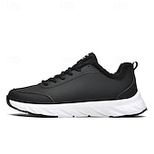 economico Sneakers Casual-scarpe da ginnastica sportive da uomo foderate in caldo pile, scarpe da corsa invernali leggere e impermeabili con suola antiscivolo per l'uso quotidiano e all'aperto