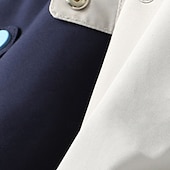 billiga Pojkars utomhusjackor-Barn Pojkar Vandringsjacka Friluftsjacka Ytterkläder Ensfärgat Långärmad Dragkedja Ficka Komfort VATTENTÄT Vindtät Täcka Utomhus Mode Dagligen Aska Orange Mörkblå Vår Höst 4 år +