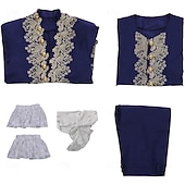 economico Outfit-Rococò Barocco Vittoriano Abiti Costume di fantasia Principe Nobile Costume Per uomo Halloween Carnevale Performance LARP Fiera Rinascimentale Adulti Costume